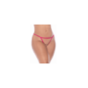 Nuisette grande taille en résille brodée avec string 